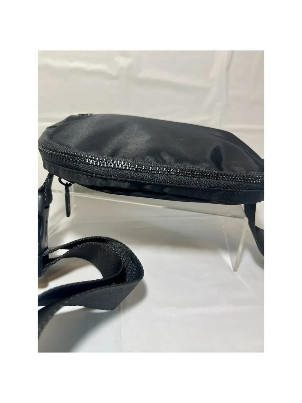 PanderEverywhere Nylon Messenger Bag fanny crossbody Black Onyx